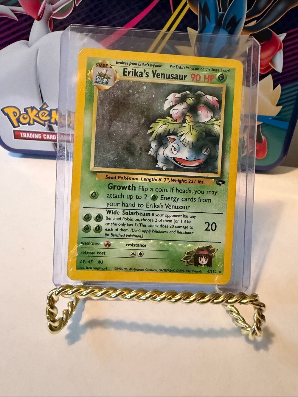 Pokemon Erika's Venusaur Holographic Card – Unlimited